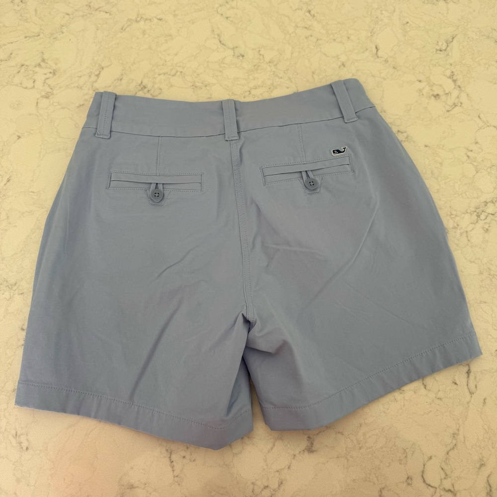 Vineyard Vines Women's Sky Blue Athletic Shorts - Picture 2 of 3